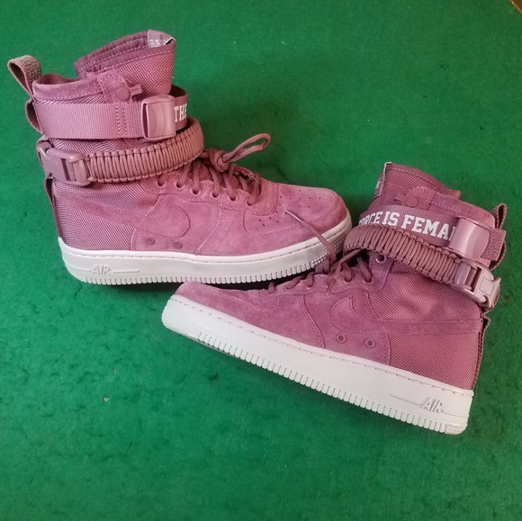 COPY - Nike Air Force 1 High SF Womens sz 8 New Vintage Wine - Picture 12 of 12